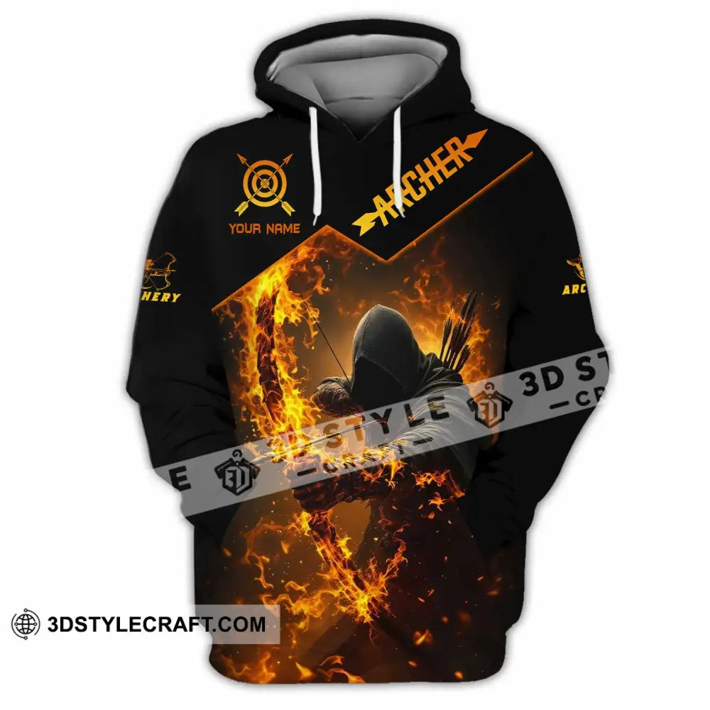 Unisex Shirt - Custom Text Shirt Archer Hoodie / S T-shirt