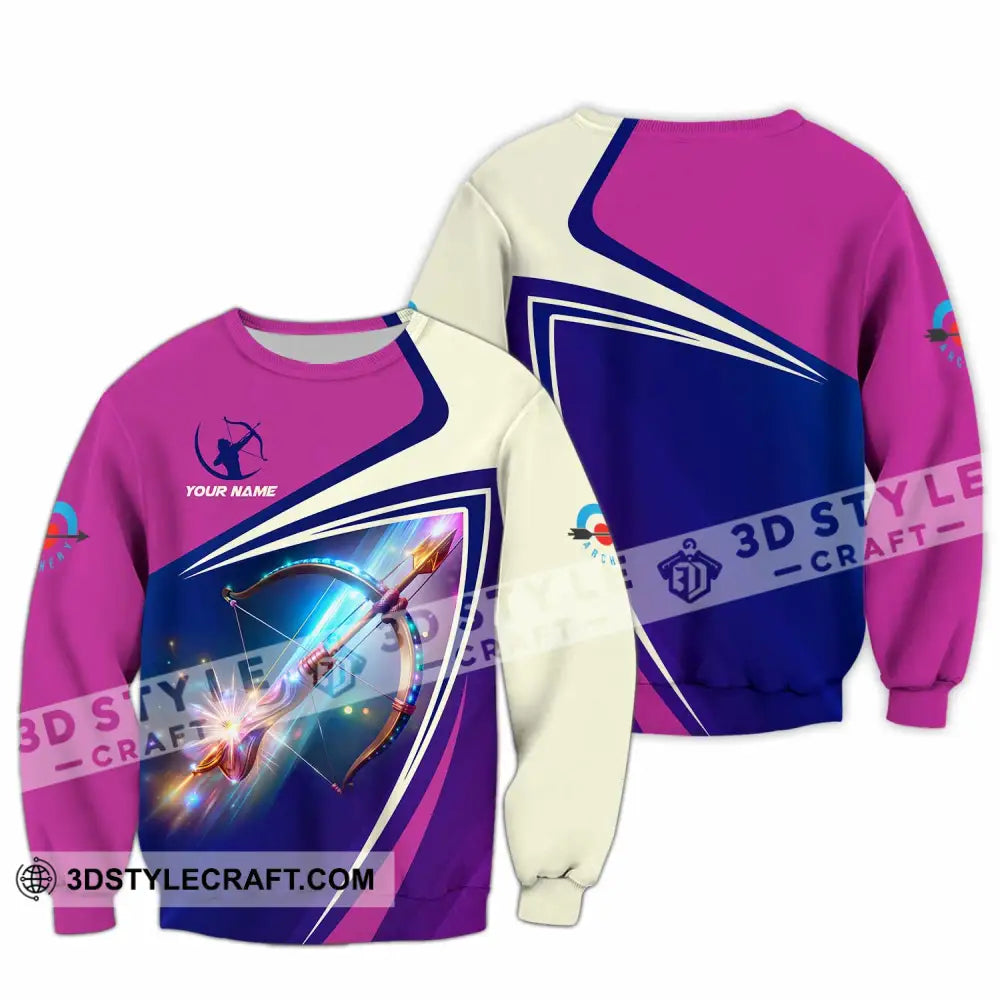 Unisex Shirt - Custom Text Shirt Archery Shirt Long Sleeve / S T-shirt