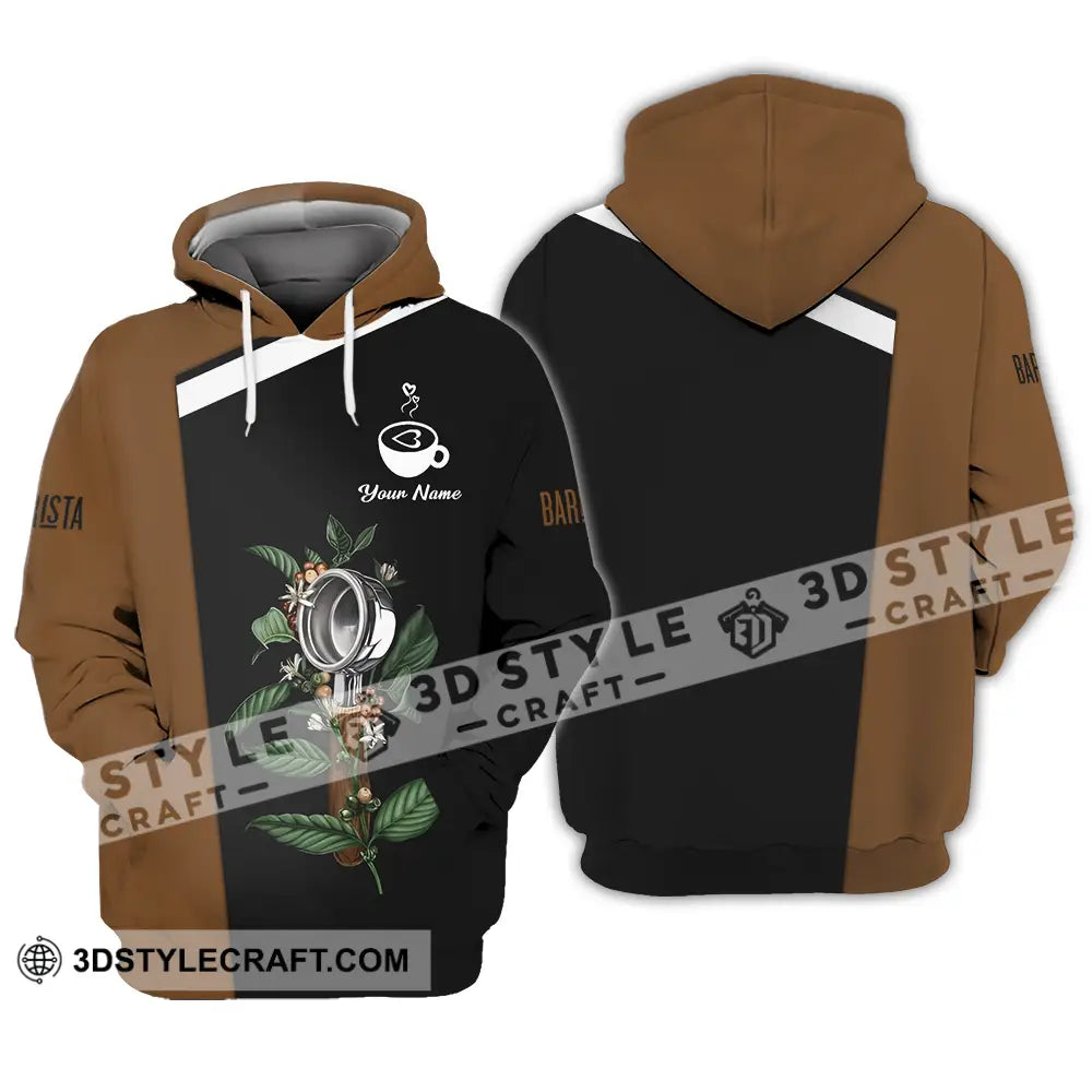 Unisex Shirt - Custom Text Shirt Barista Shirt Hoodie / S T-shirt