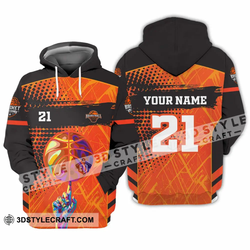 Unisex Shirt - Custom Text Shirt Basketball Shirt Hoodie / S T-shirt