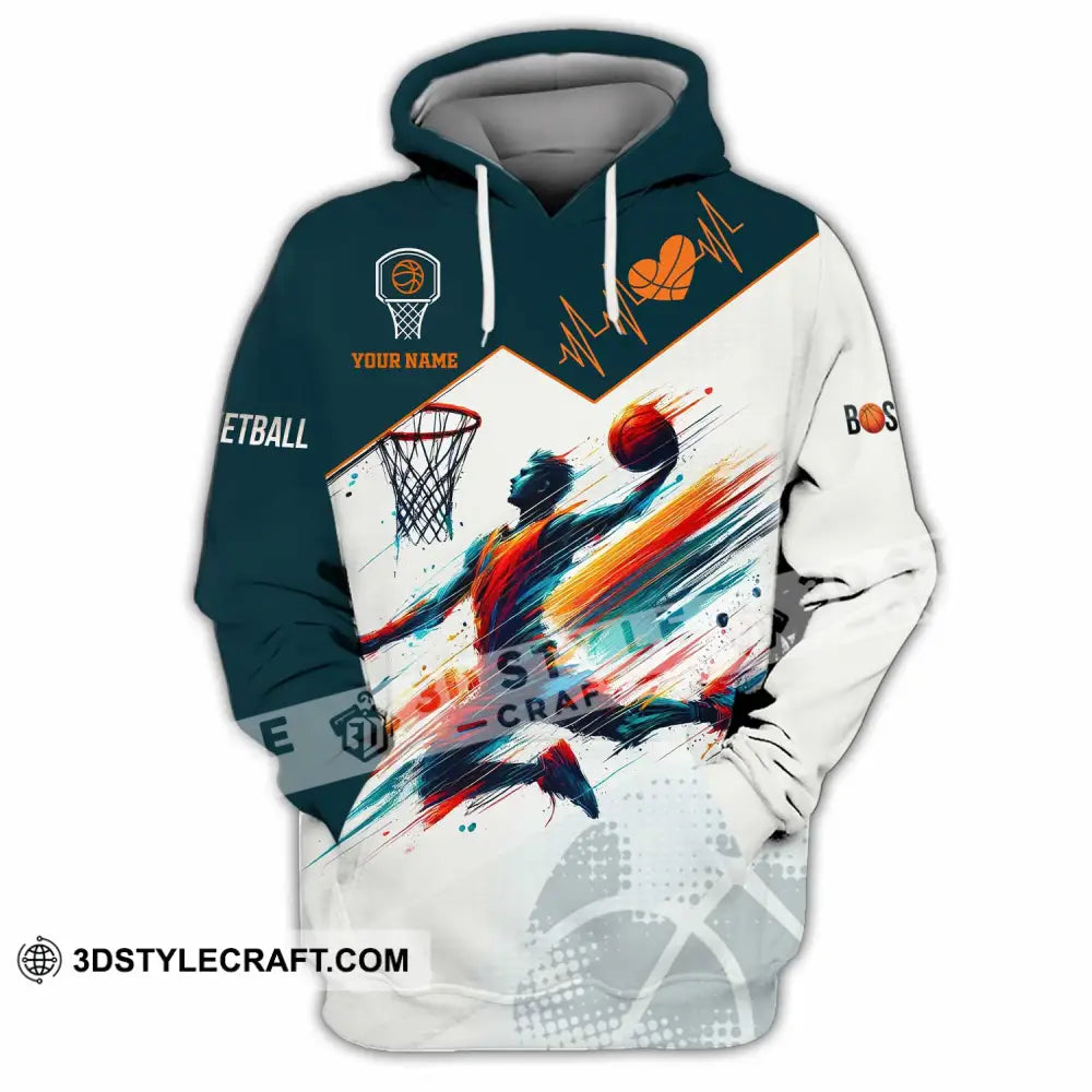 Unisex Shirt - Custom Text Basketball Hoodie / S T-Shirt