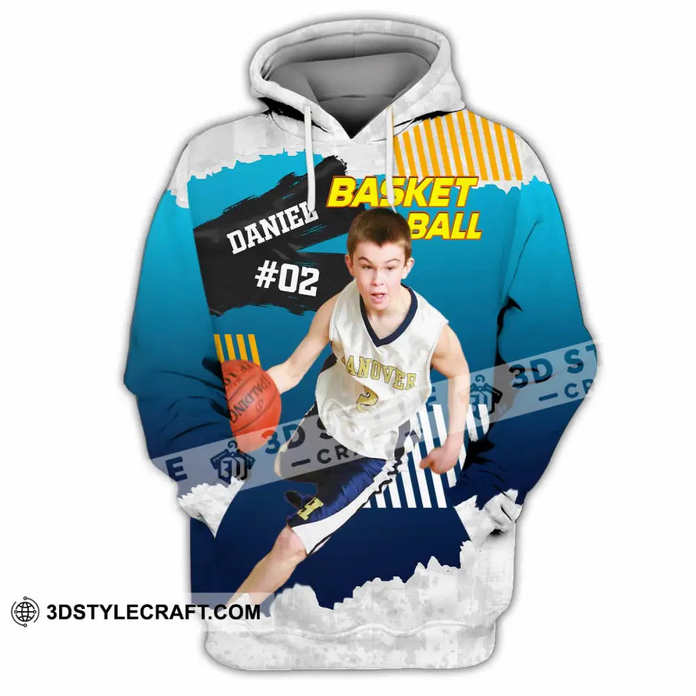 Unisex Shirt - Custom Text Shirt Basketball Shirt Hoodie / S T-shirt