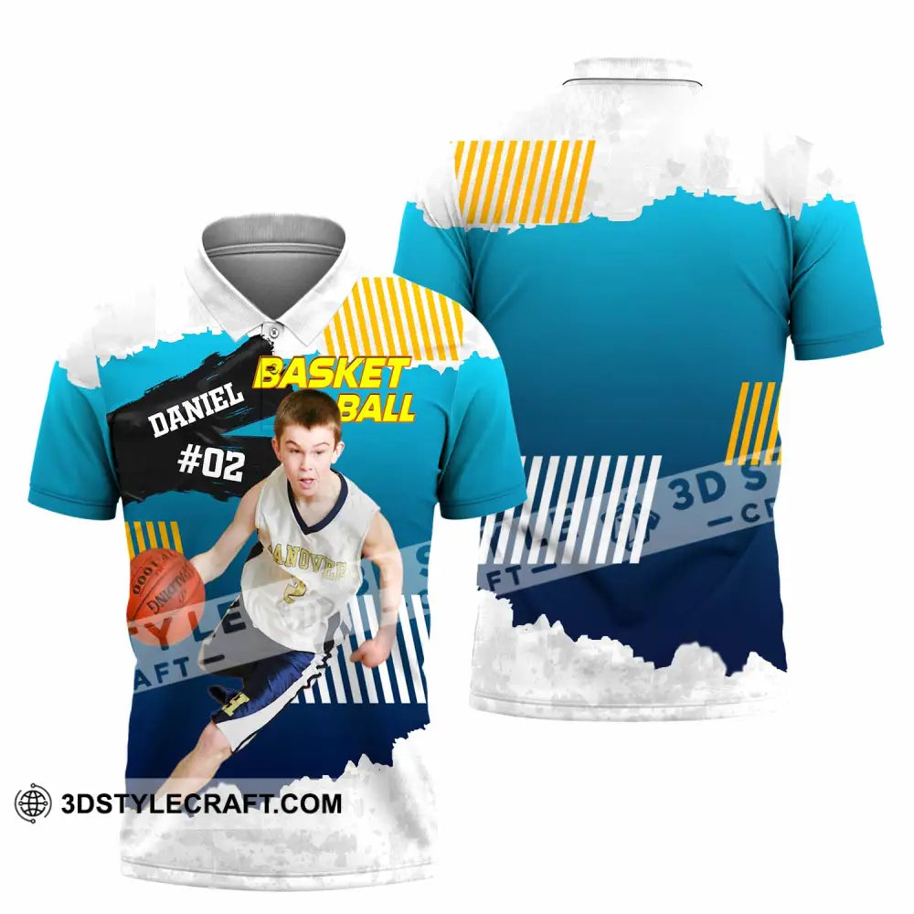 Unisex Shirt - Custom Text Shirt Basketball Shirt Polo Shirt / S T-shirt