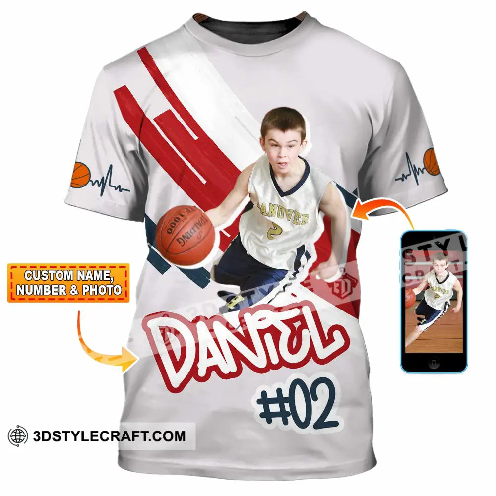 Unisex Shirt - Custom Text Shirt Basketball Shirt T-shirt