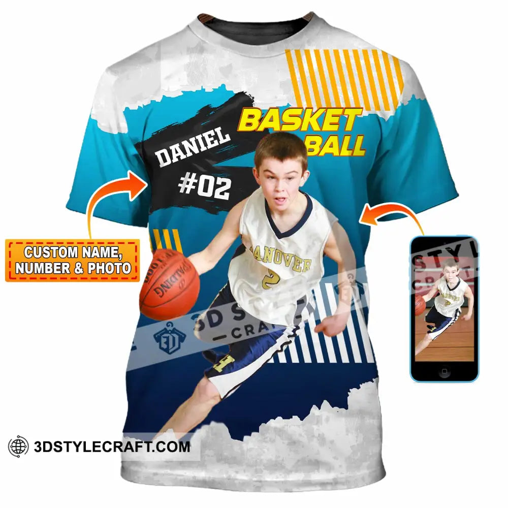 Unisex Shirt - Custom Text Shirt Basketball Shirt T-shirt