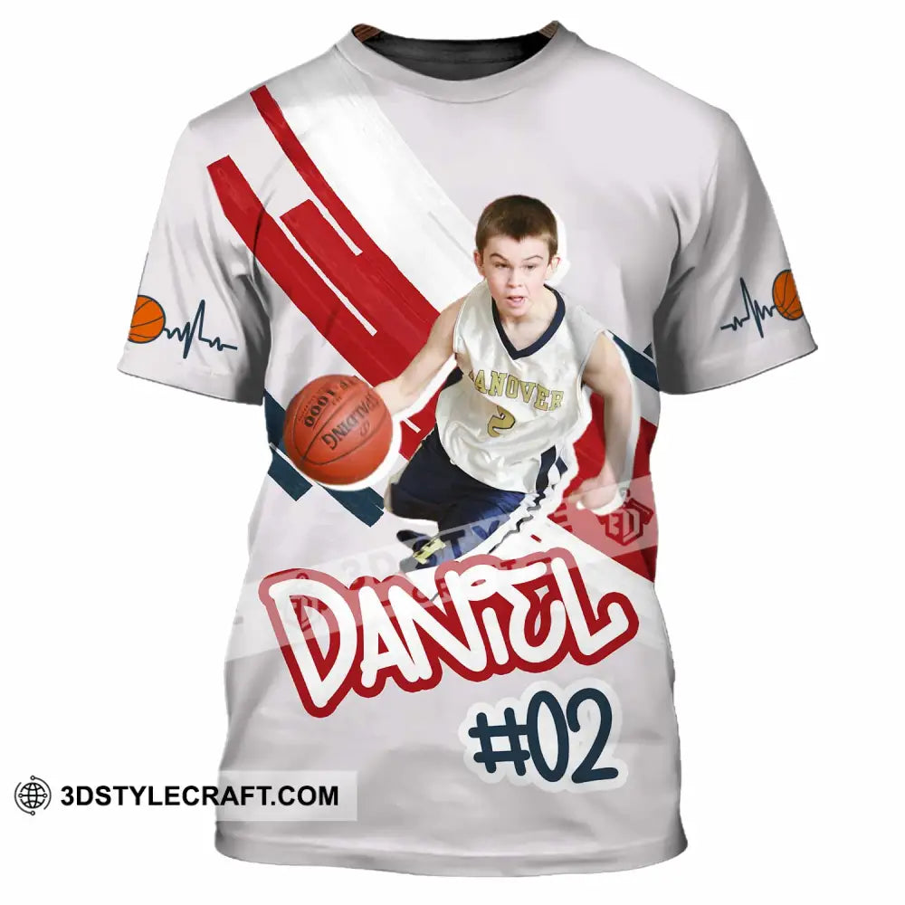 Unisex Shirt - Custom Text Shirt Basketball Shirt T-Shirt / S T-shirt