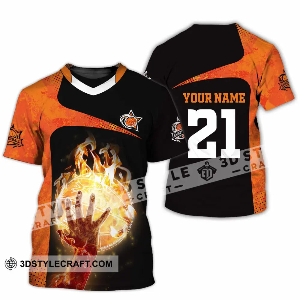 Unisex Shirt - Custom Text Shirt Basketball T-Shirt / S T-shirt