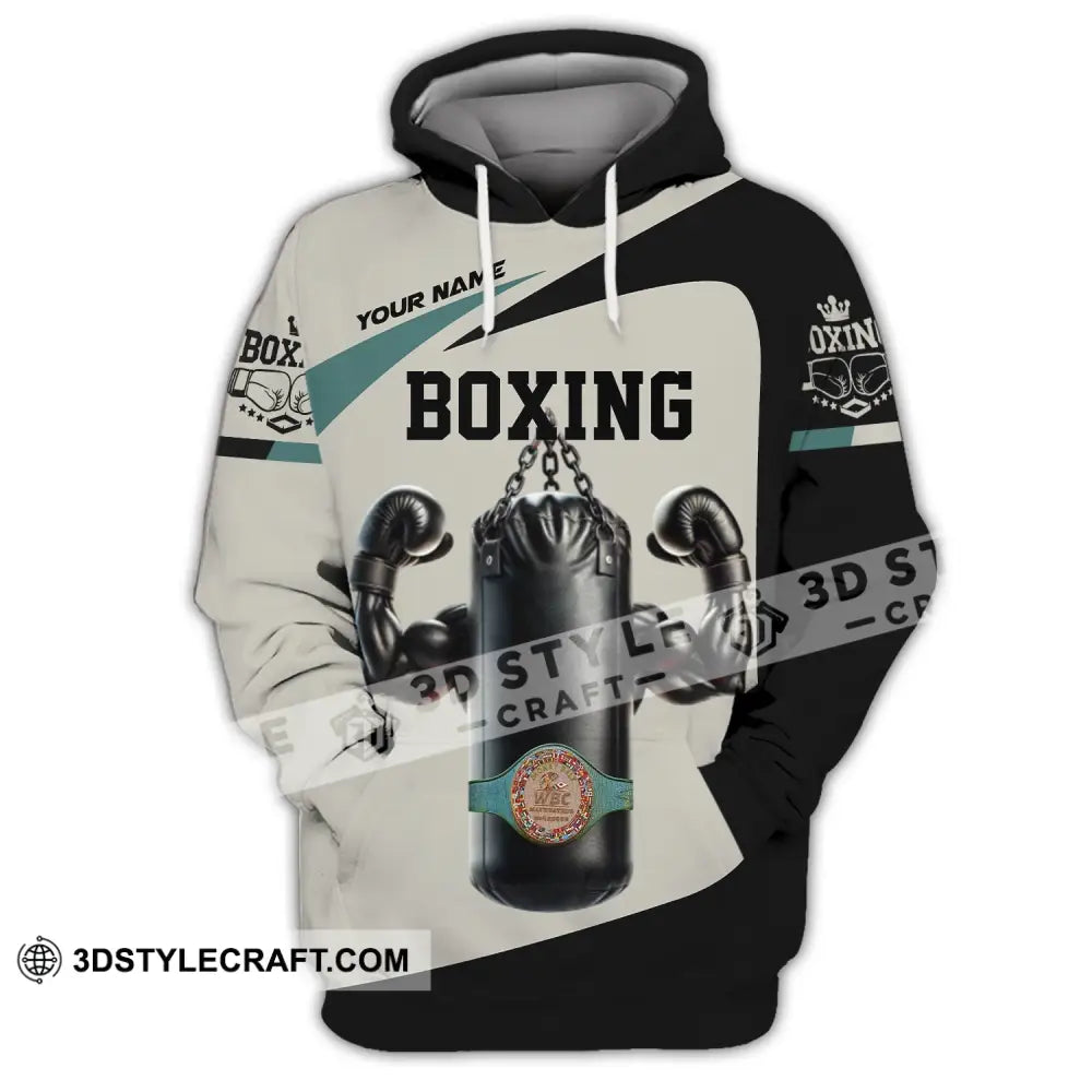 Unisex Shirt - Custom Text Boxing Hoodie / S T-Shirt