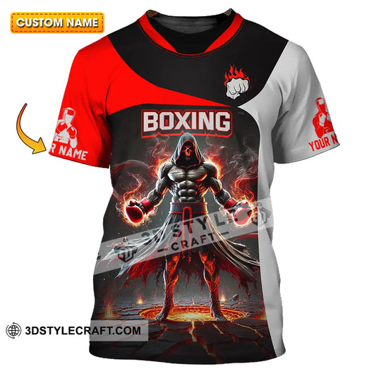Unisex Shirt - Custom Text Boxing T-Shirt