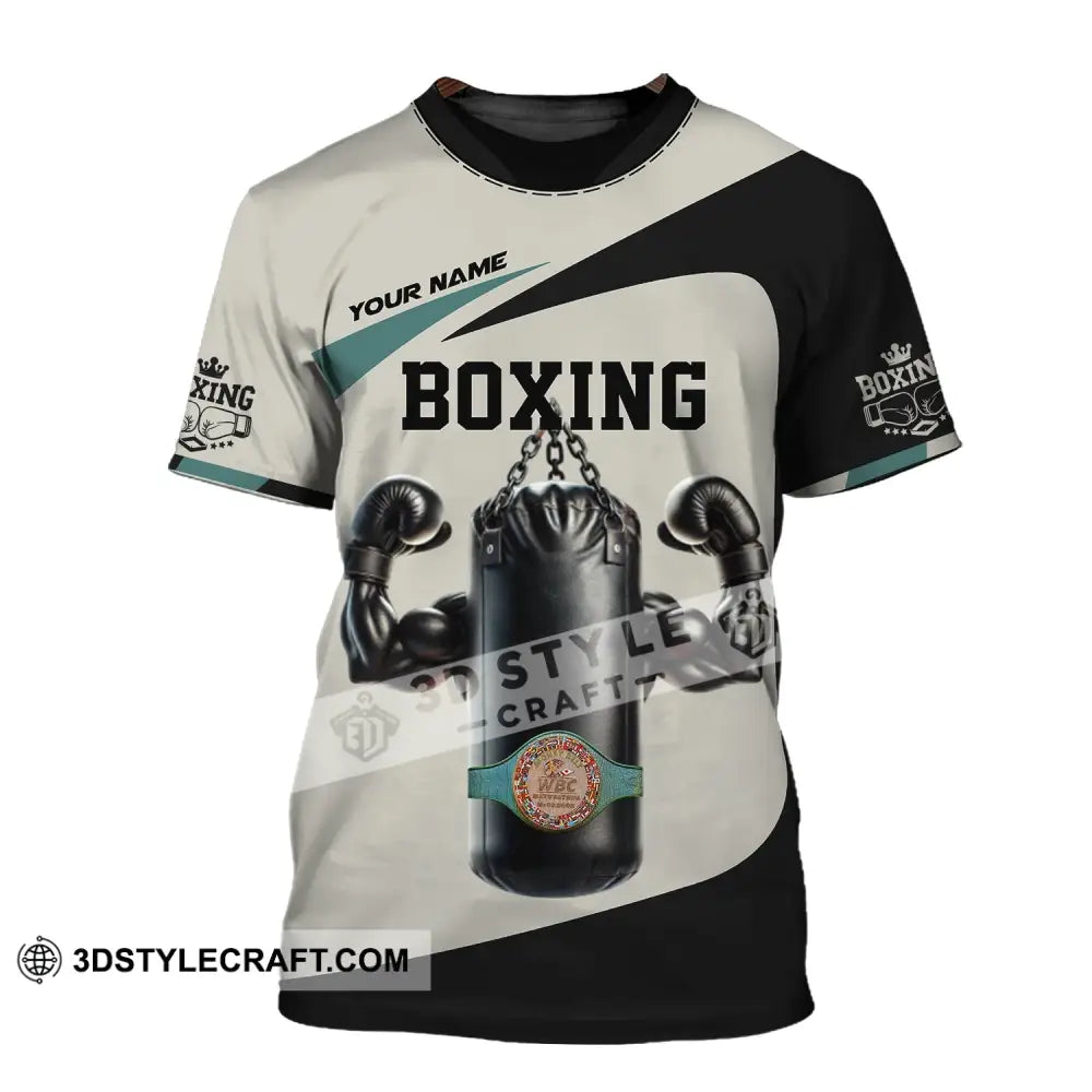 Unisex Shirt - Custom Text Boxing T-Shirt / S T-Shirt
