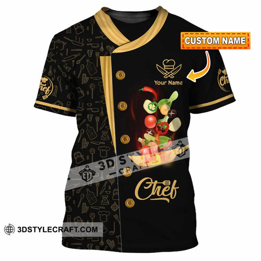 Unisex Shirt - Custom Text Shirt Chef Shirt T-shirt