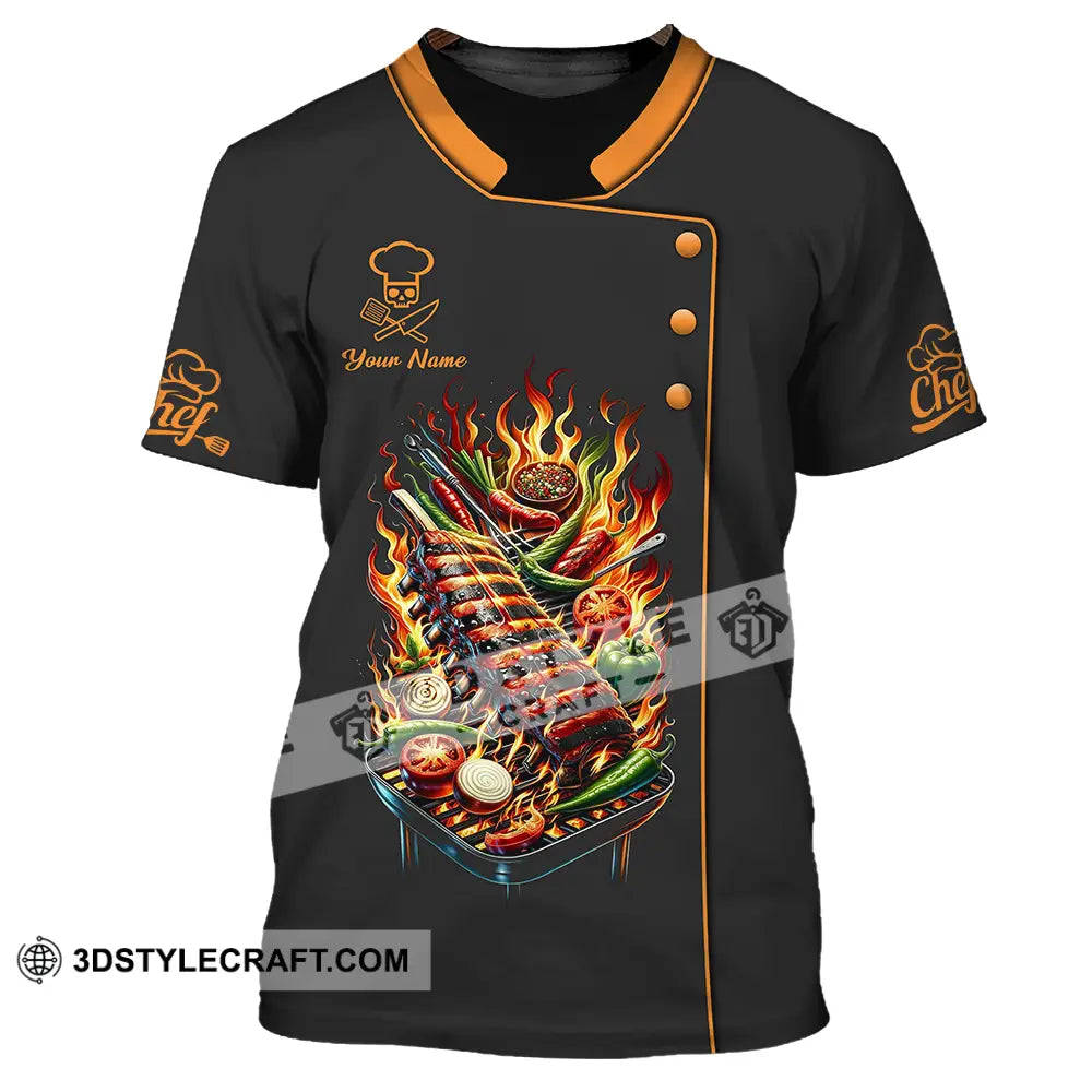 Unisex Shirt - Custom Text Chef T-Shirt / S T-Shirt