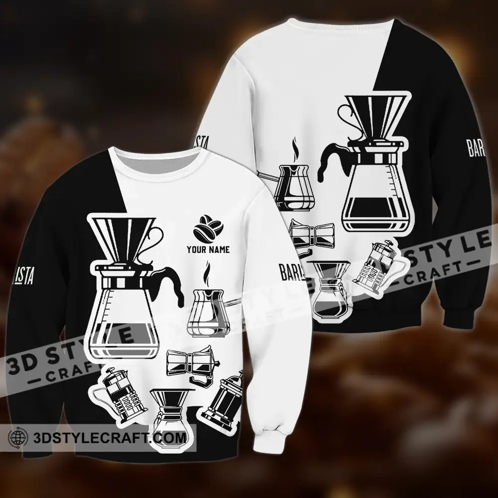 Unisex Shirt - Custom Text Shirt Coffee Shirt Long Sleeve / S T-shirt