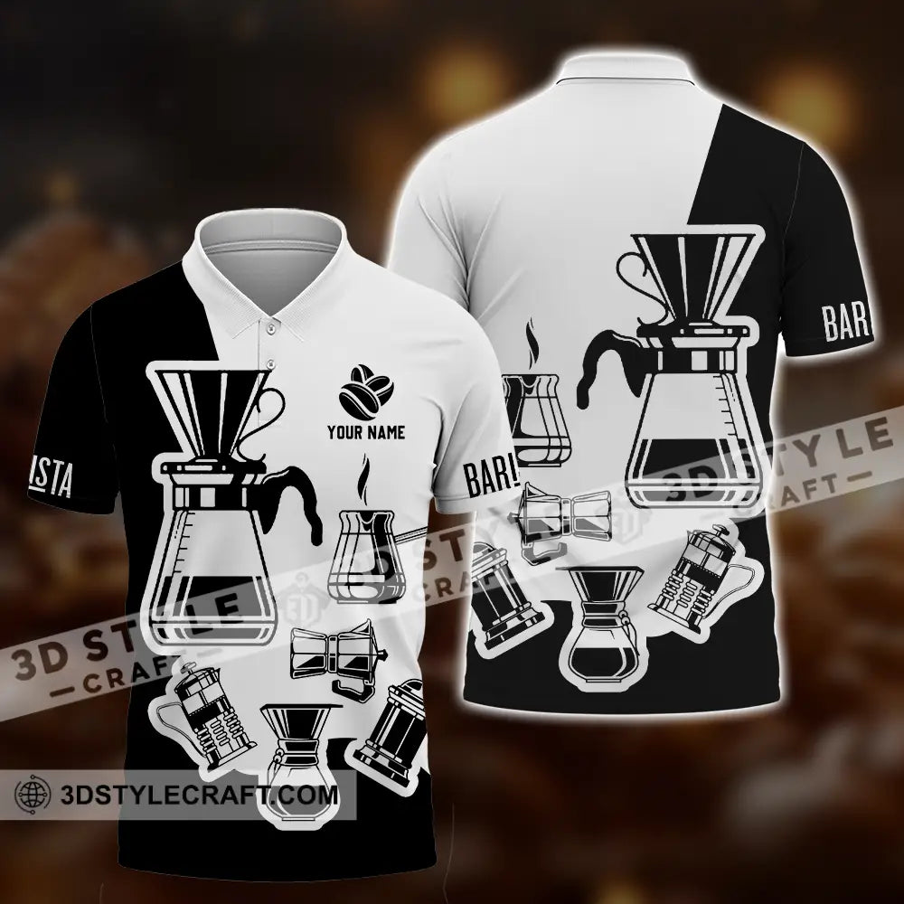 Unisex Shirt - Custom Text Shirt Coffee Shirt Polo Shirt / S T-shirt