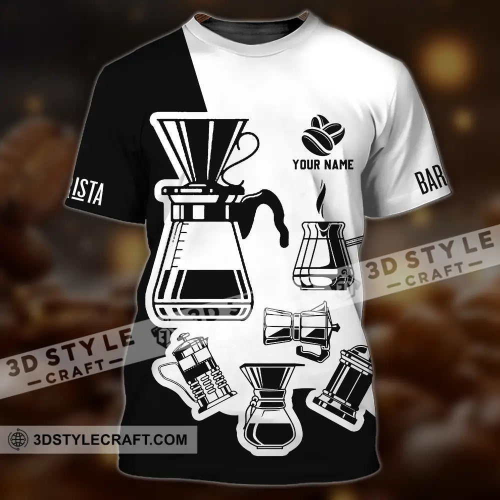 Unisex Shirt - Custom Text Shirt Coffee Shirt T-Shirt / S T-shirt