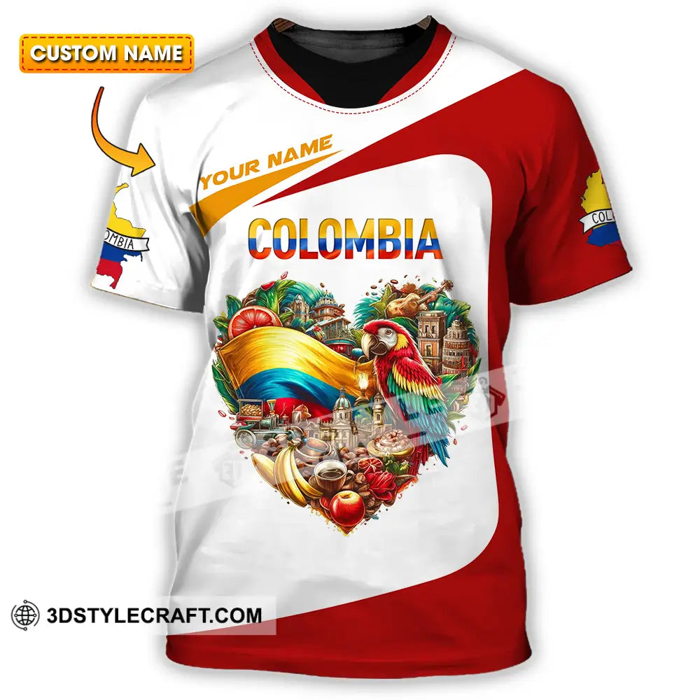 Unisex Shirt - Custom Text Colombia T-Shirt