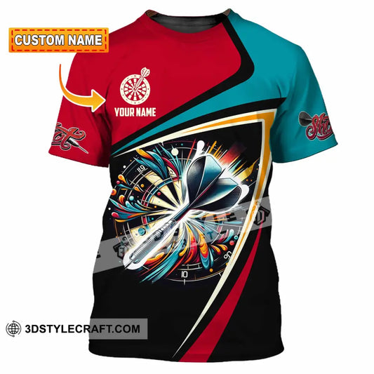 Unisex Shirt - Custom Text Shirt Dart Shirt T-shirt