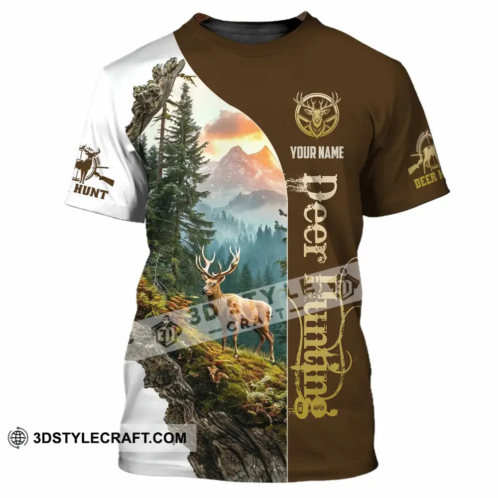 Unisex Shirt - Custom Text Shirt Deer Hunting T-Shirt / S T-shirt