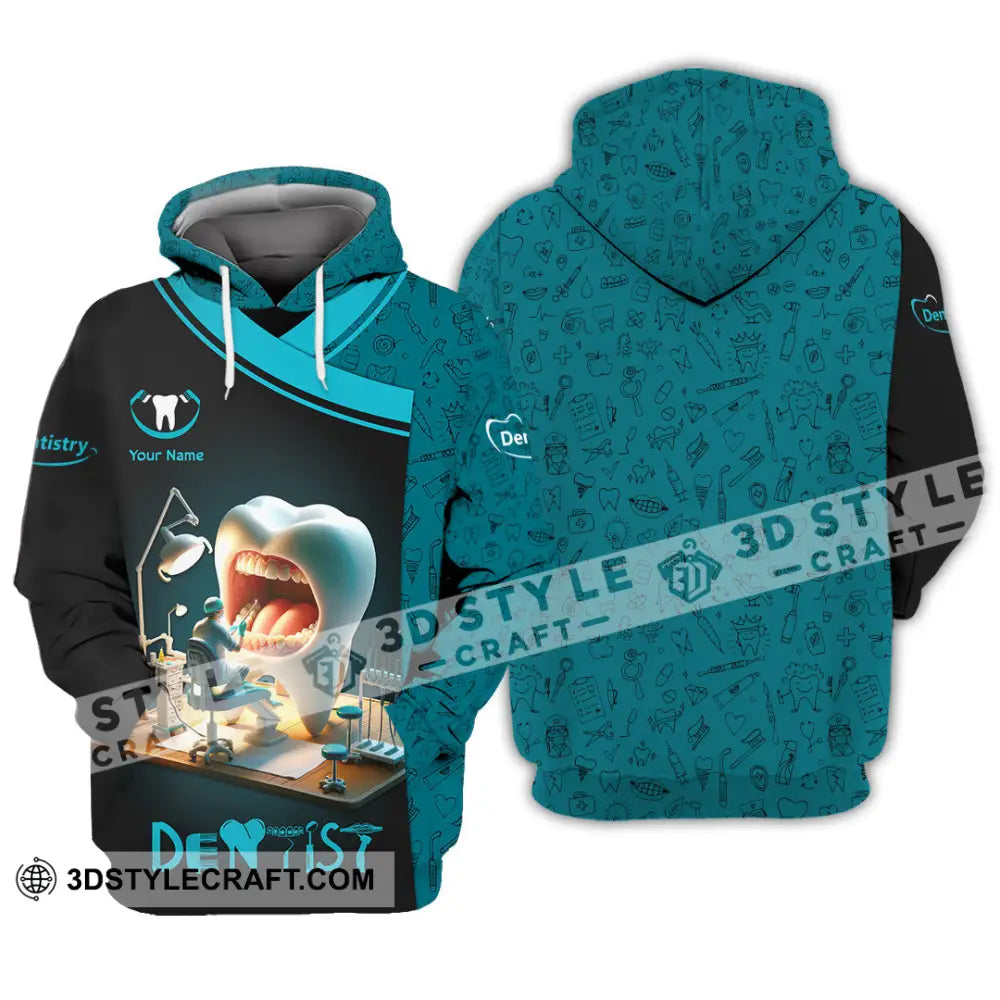 Unisex Shirt - Custom Text Dentist Shirt Hoodie / S T-shirt