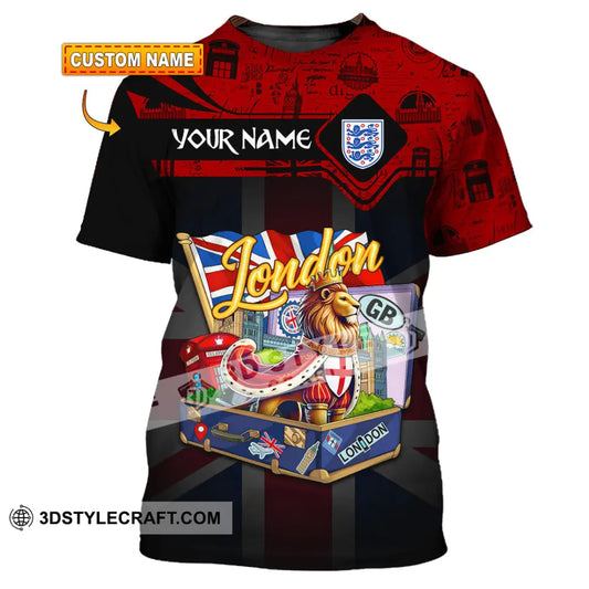 Unisex Shirt - Custom Text Shirt England Shirt T-shirt