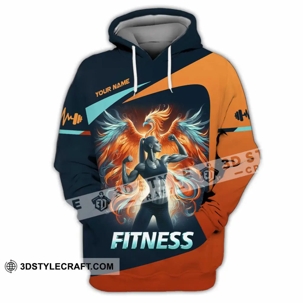 Unisex Shirt - Custom Text Shirt Fitness Shirt Hoodie / S T-shirt