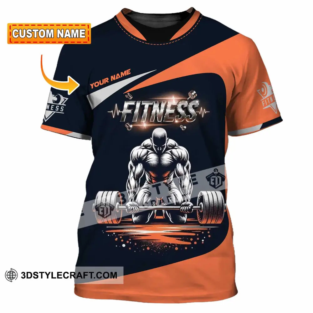 Unisex Shirt - Custom Text Shirt Fitness Shirt T-shirt