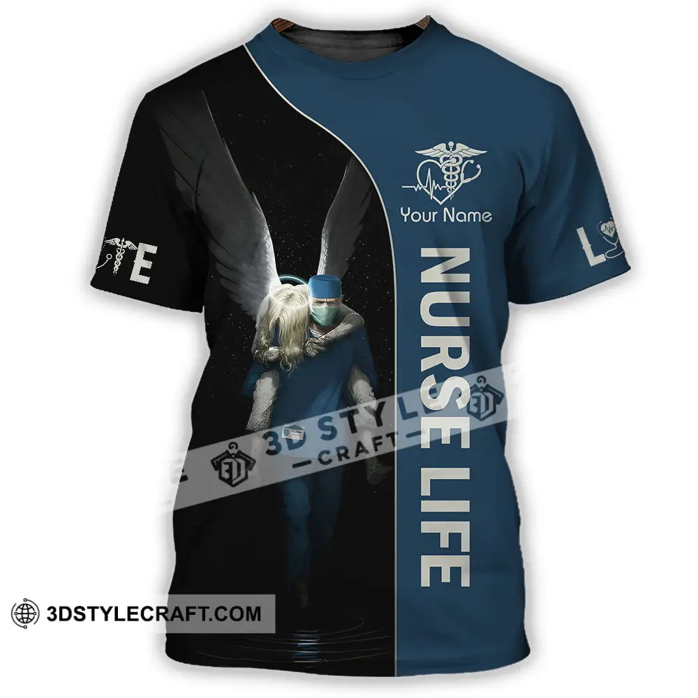 Unisex Shirt - Custom Text Shirt For Nurse Nurselife Nursing T-Shirt / S T-shirt