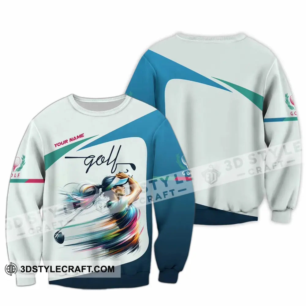 Unisex Shirt - Custom Text Shirt Golf Shirt Long Sleeve / S T-shirt