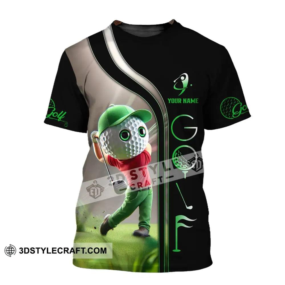 Unisex Shirt - Custom Text Golf Man T-Shirt / S T-Shirt