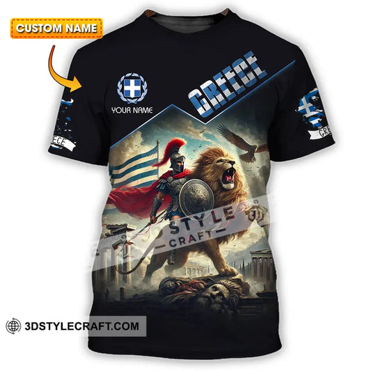 Unisex Shirt - Custom Text Greece T-Shirt