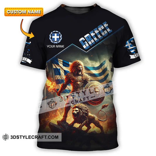 Unisex Shirt - Custom Text Greece T-Shirt