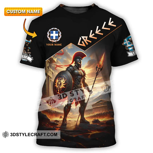 Unisex Shirt - Custom Text Greece T-Shirt