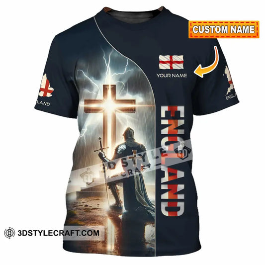 Unisex Shirt - Custom Text Guardian Of England T-Shirt