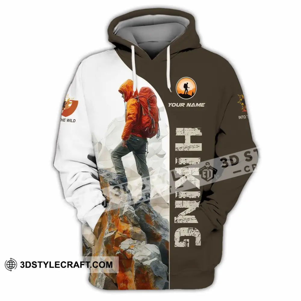 Unisex Shirt - Custom Text Shirt Hiking Shirt Hoodie / S T-shirt