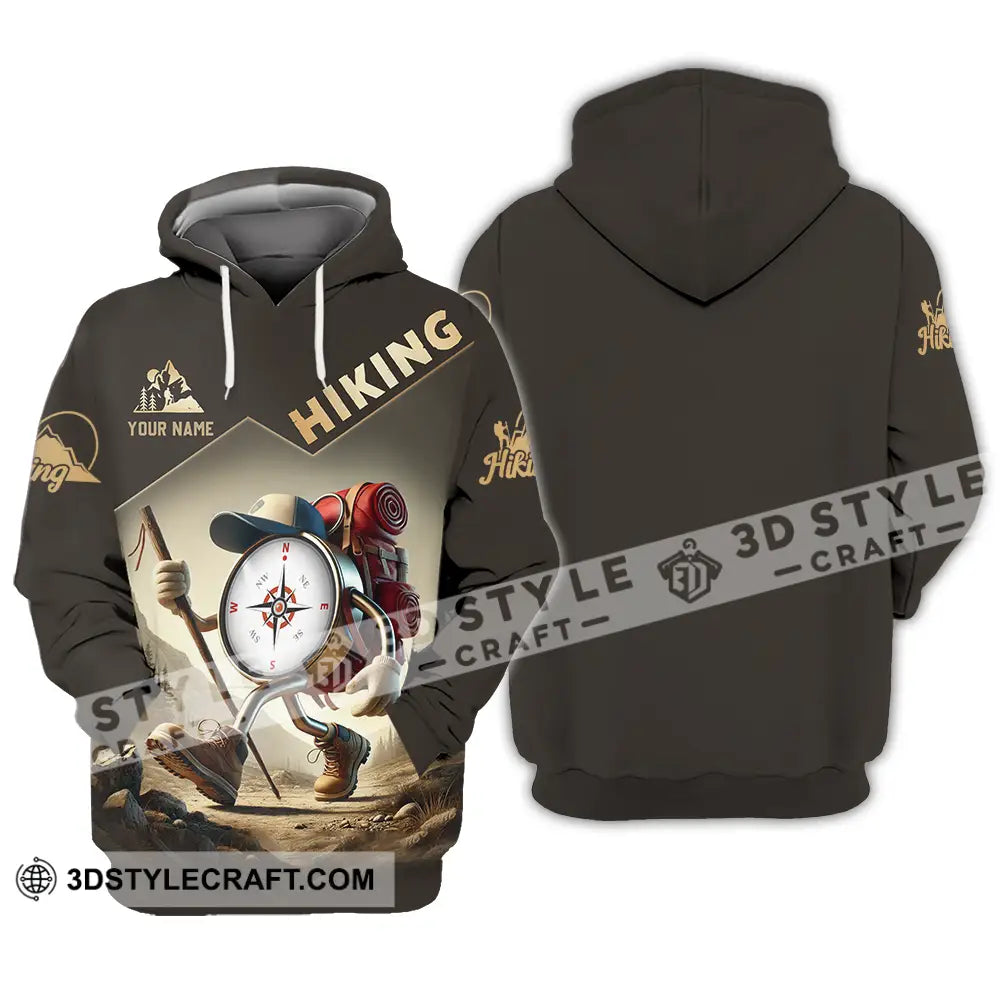 Unisex Shirt - Custom Text Shirt Hiking Shirt Hoodie / S T-shirt