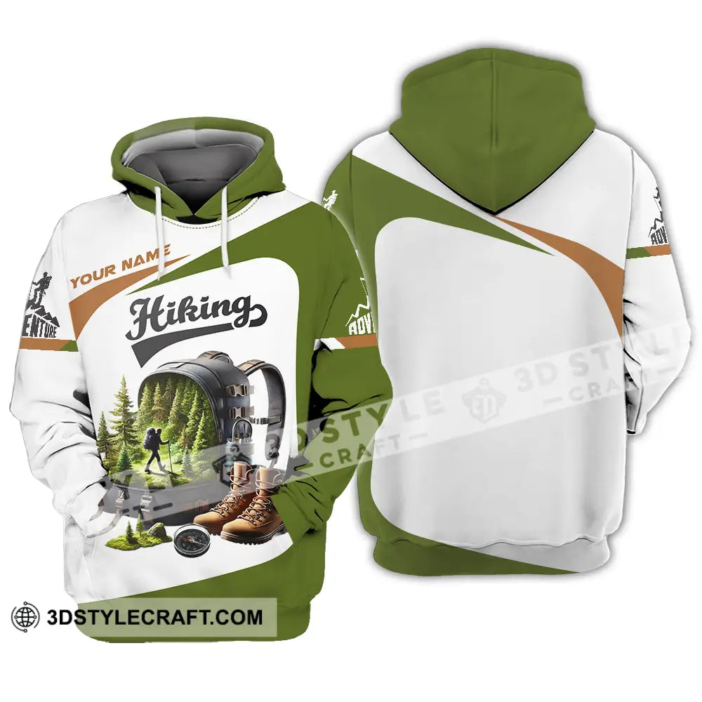 Unisex Shirt - Custom Text Hiking Hoodie / S T-Shirt