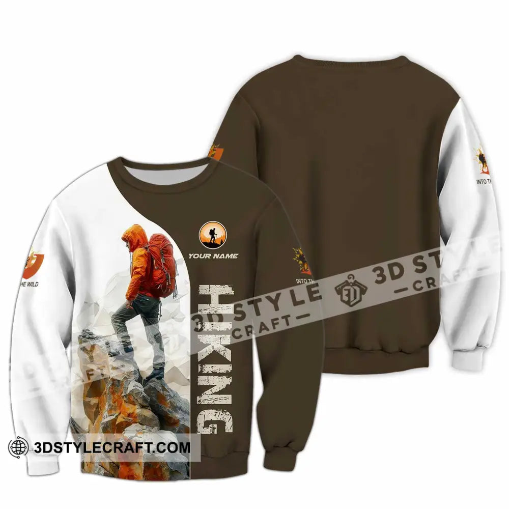 Unisex Shirt - Custom Text Shirt Hiking Shirt Long Sleeve / S T-shirt