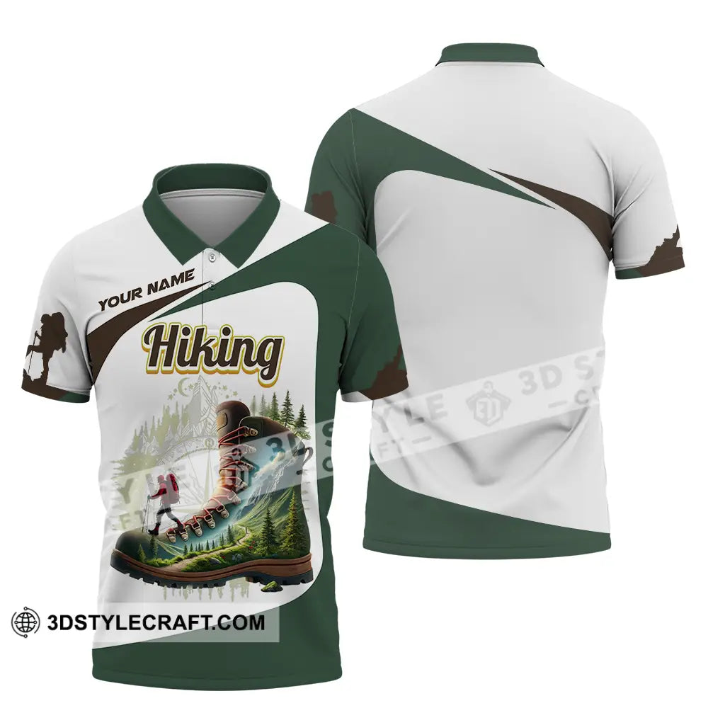 Unisex Shirt - Custom Text Hiking Lover Polo / S T-Shirt