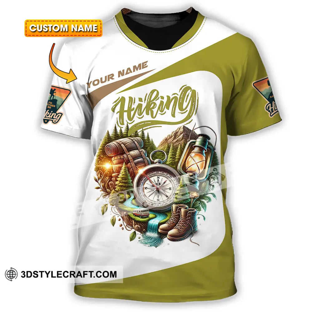 Unisex Shirt - Custom Text Shirt Hiking Shirt T-shirt