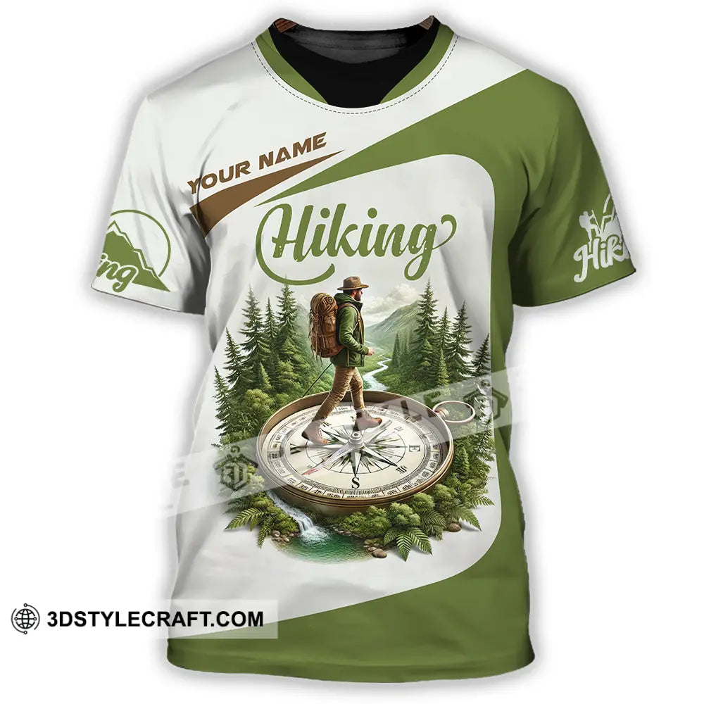 Unisex Shirt - Custom Text Shirt Hiking Shirt T-Shirt / S T-shirt