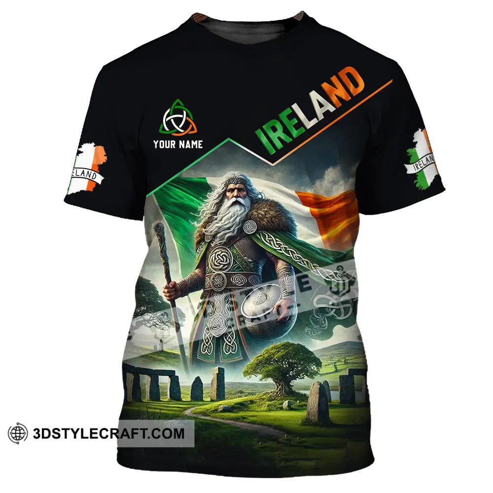 Unisex Shirt - Custom Text Ireland T-Shirt / S T-Shirt