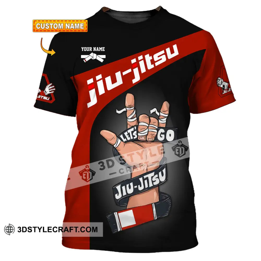 Unisex Shirt - Custom Text Shirt Jiu Jitsu Shirt T-shirt