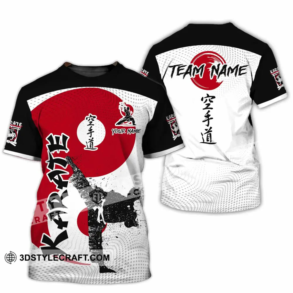 Unisex Shirt - Custom Text Shirt Karate Shirt T-Shirt / S T-shirt