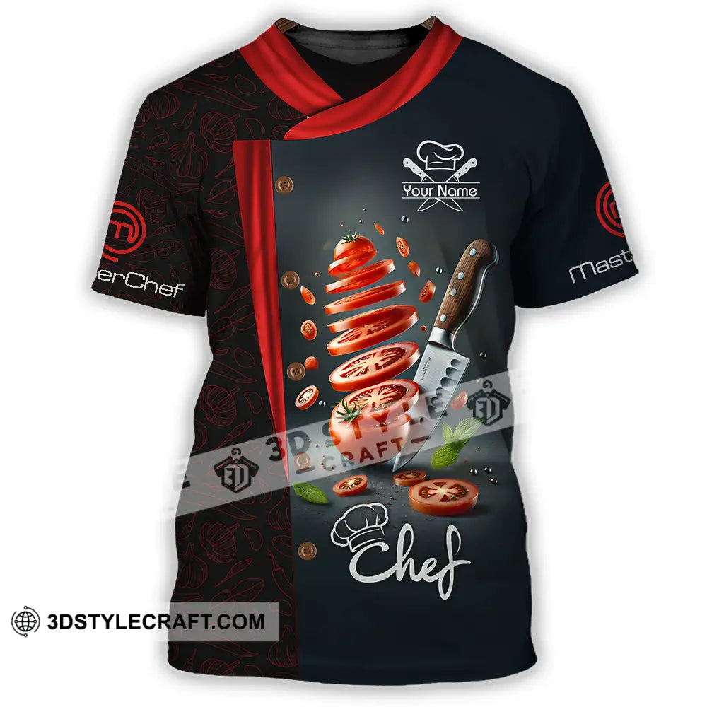 Unisex Shirt - Custom Text Shirt Master Chef Shirt T-Shirt / S T-shirt