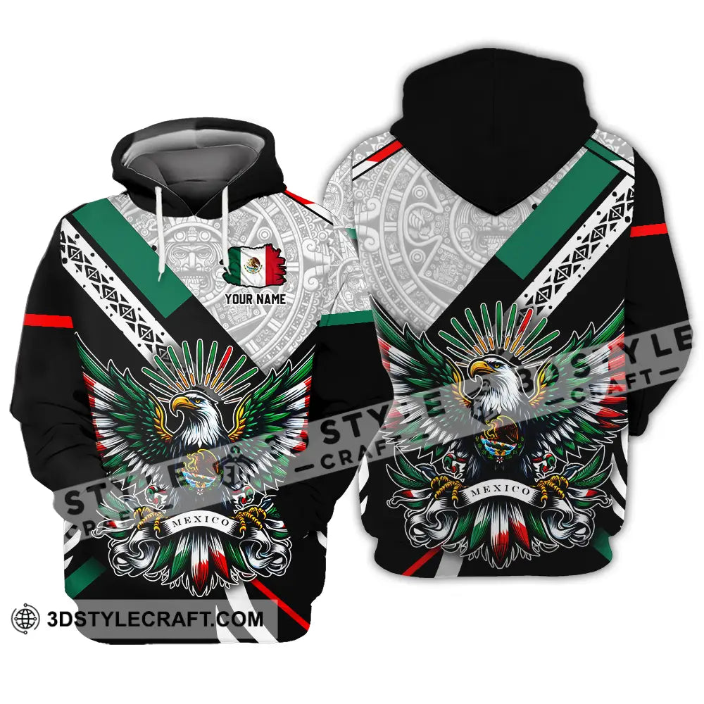 Unisex Shirt - Custom Text Shirt Mexico Aztec Classic Shirt Hoodie / S T-shirt