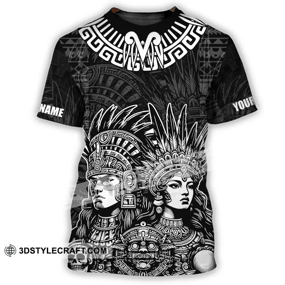 Unisex Shirt - Custom Text Shirt Mexico Aztec Classic Shirt T-Shirt / S T-shirt