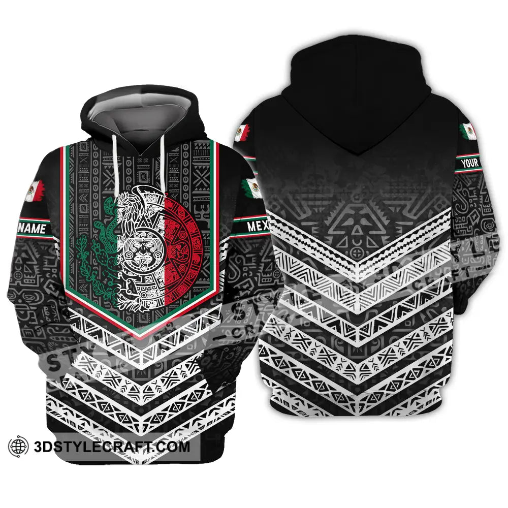 Unisex Shirt - Custom Text Shirt Mexico Aztec Shirt Hoodie / S T-shirt