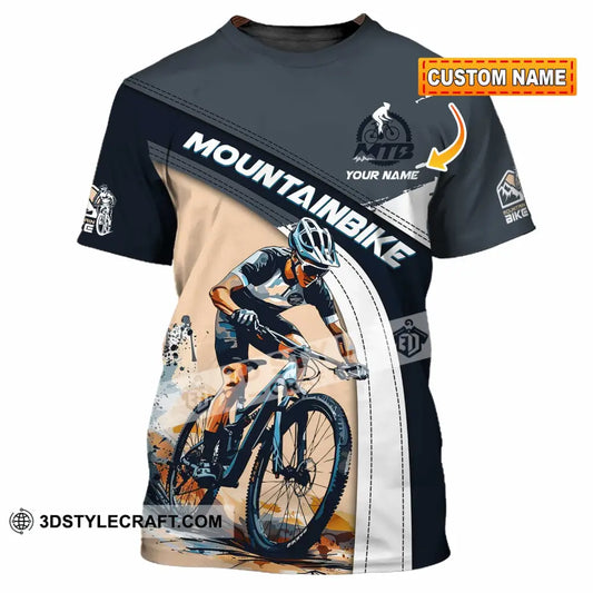 Unisex Shirt - Custom Text Shirt Mountain Bike Shirt T-shirt