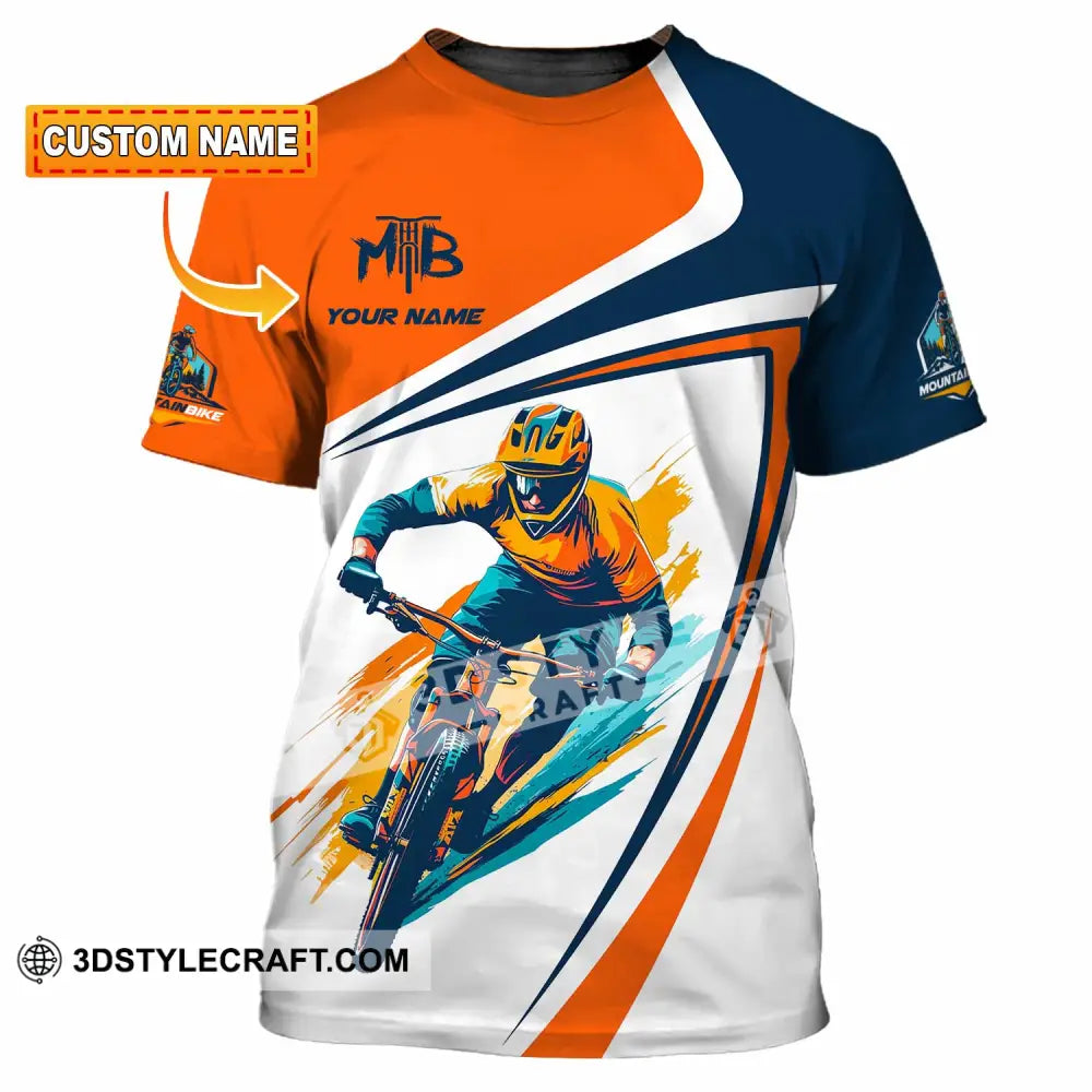 Unisex Shirt - Custom Text Shirt Mountain Bike Shirt T-shirt