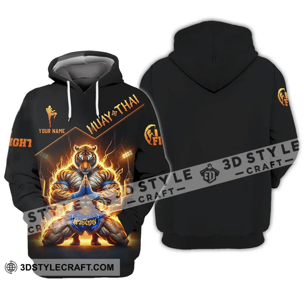 Unisex Shirt - Custom Text Muay Thai Hoodie / S T-Shirt